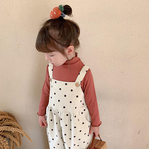 【柔软细腻！弹力舒适】女童打底衫宝宝高领德绒儿童秋冬外穿中小童宝宝韩版洋气长袖T恤。rb 商品图3