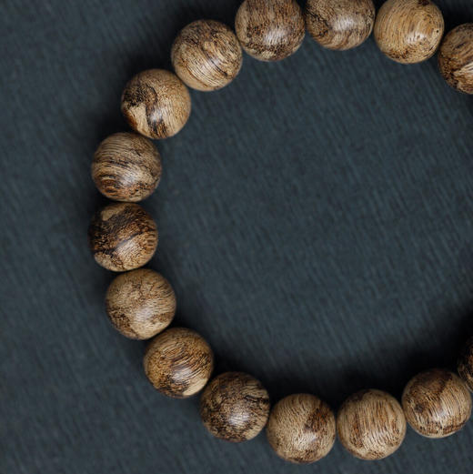 【青山特惠】1.1*19颗 正区达拉干沉香手串 13.53g  c0302 商品图1