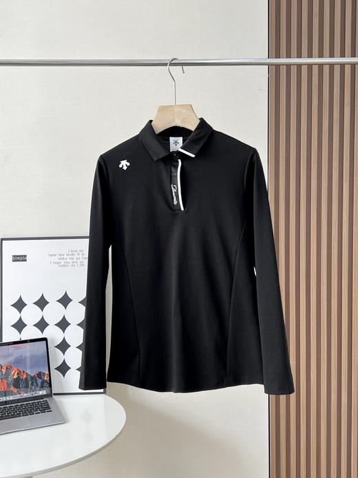 点此购买 迪桑特春秋季高尔夫女子长袖POLO衫 37 330911 商品图3