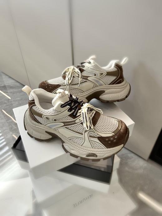 JEHURFIE/纪华菲双鞋带～复古拼色厚底增高老爹鞋AB25502 商品图7