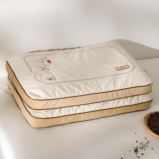 自然醒禾绣立体棉麻荞麦枕XK 商品图6