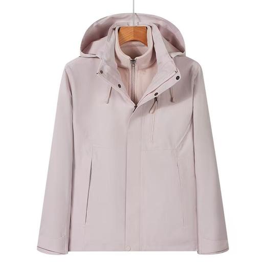 2025新款男女三合一全热封压胶户外摇粒绒可拆卸保暖加厚冲锋衣，⚡️军工级压胶·5000+暴雨级防护·双倍锁温摇粒绒BSZD1177 商品图4