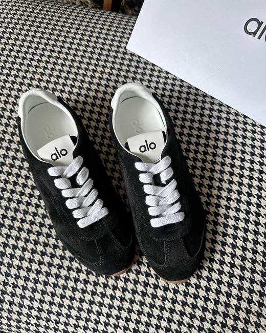 现货 THS-限时 alo 女士 轻便暴走鞋 麂皮德训鞋跑步鞋 2色 BZ1265 商品图5