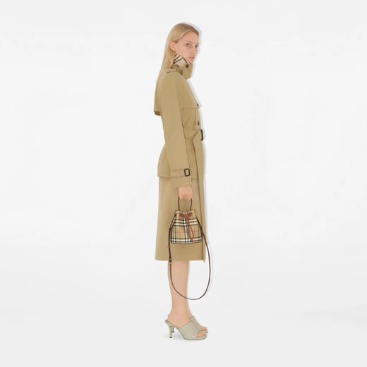 BURBERRY 巴宝莉 女士迷你格纹水桶包 格子 8109794 A9534 商品图3