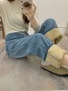 （小眠专属）轩齐 法式浪漫直筒牛仔裤 | 82.9%棉+再生纤维素，触感柔软，顺滑带垂，高腰拉高身材比例，遮肉显瘦 商品缩略图4