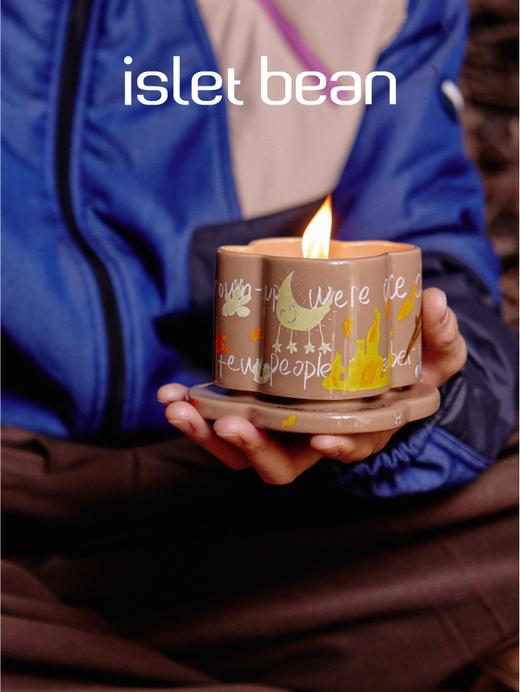 isletbean豆岛 噼里啪啦温暖记忆木质香 童趣手绘香薰蜡烛礼盒 商品图1