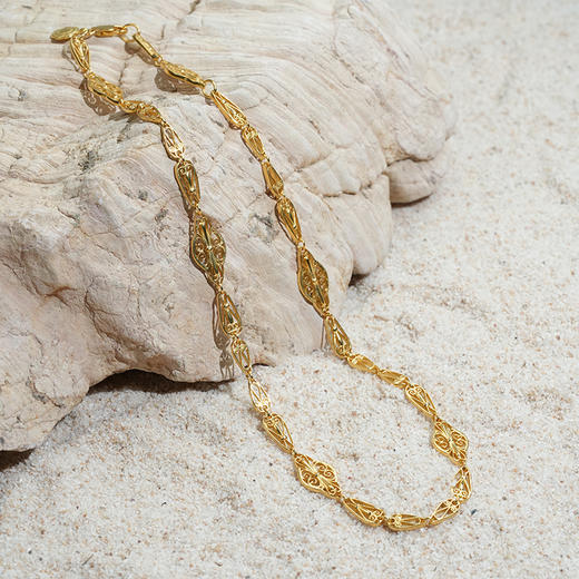 订购8周到｜Bohemian Rhapsodie-Simone Long-镀金 镂空 项链［法国设计师］ 商品图11