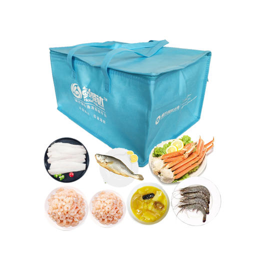 鲜驿达 端鲜美味生鲜组合1950g 商品图0