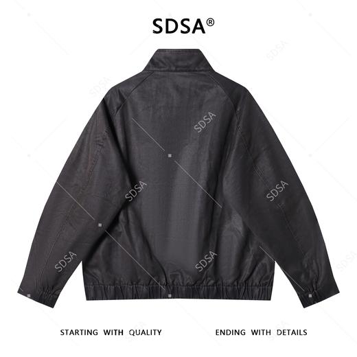 73228SDSA男士秋冬新款痞帅男装时尚宽松拉链立领压线夹克百搭休闲外套 商品图5
