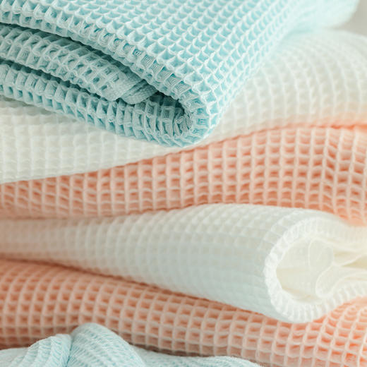 内野B1-奶油华夫饼浴巾 商品图1