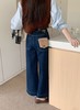 2025秋季九分阔腿裤！藏肉效果好！随性时尚感秋季牛仔裤 商品缩略图6