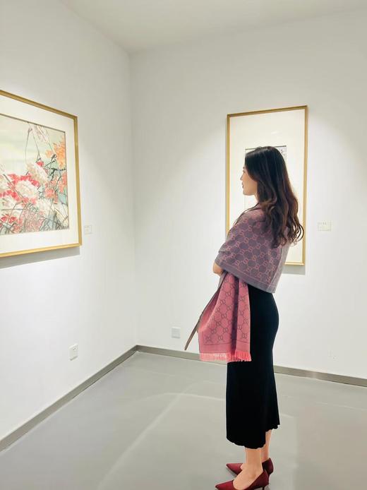 柜子流出GU经典双提花羊毛围巾男女同款 商品图3