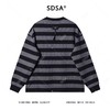 50962SDSA男士秋冬新款痞帅男装韩版撞色条纹针织圆领卫衣舒适百搭上衣 商品缩略图5