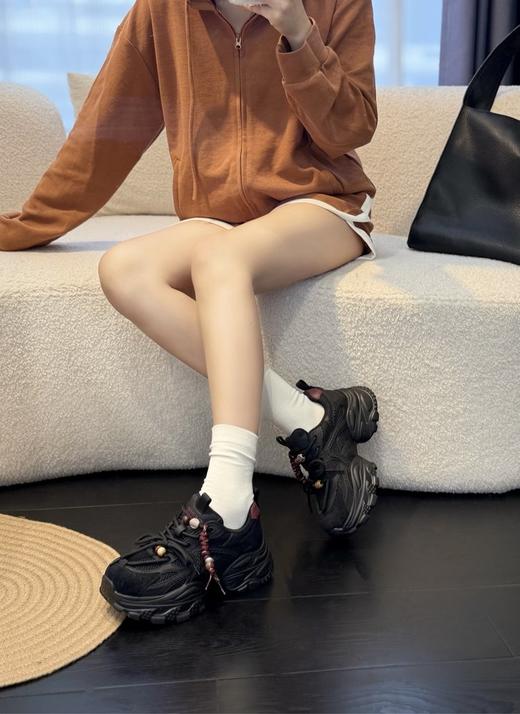 JEHURFIE/纪华菲增高6cm～波西米亚风厚底老爹鞋AB25396 商品图9