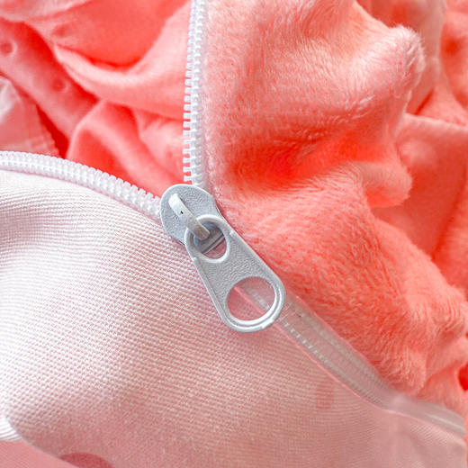 自然醒A全棉纯棉B牛奶豆豆绒床上四件套冬季珊瑚法兰绒面床单加绒被套三件套四件套床笠JY 商品图14