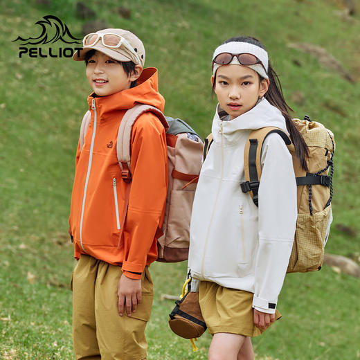 【小山壳】伯希和户外儿童硬壳冲锋衣2025新款防风防雨专业登山服 商品图0