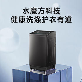 小天鹅（LittleSwan）12公斤 波轮全自动洗衣机 立方无孔内桶 水魔方 玻璃盖 TB12V02MT