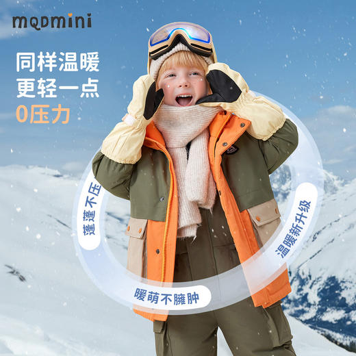 【90-140】【MQDmini】女童冬款保暖加厚工装风羽绒服 商品图9