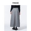 VIMAGE纬漫纪A版配本布腰绳2025秋冬新款包容性强半裙V2406109 商品缩略图4