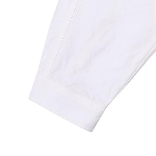 043139SDSA男士秋冬新款痞帅男装极简风纯色连帽长袖衬衫百搭宽松衬衣 商品图4