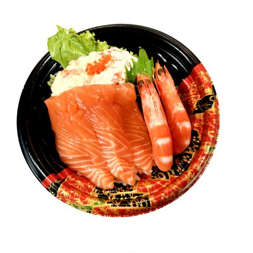 三文鱼虾丼 约200g/份（销售时间：11：00-18：30） 商品图0