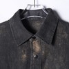 252206SDSA男士秋冬新款痞帅男装潮牌街头做旧翻领长袖衬衫扎染时尚衬衣 商品缩略图2
