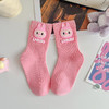 【YW】无忧购25元2双，39元5双儿童袜子春秋labubu拉布布卡通配饰中筒袜0002（截单后3-5天发货) 商品缩略图5