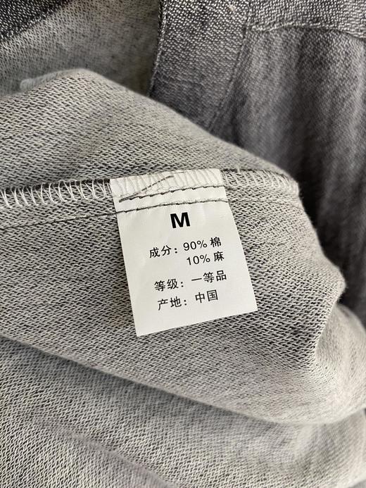 松植屋男款圆领棉麻长袖套装 商品图6