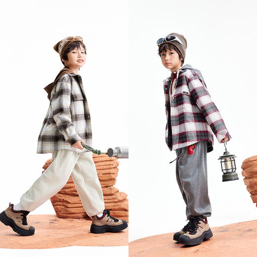 【实体店同款】男童带帽长袖上衣冬季新款安奈儿童装AB541496 商品图3