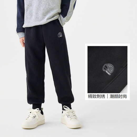 巴拉巴拉童装男童裤子秋冬装中大童长裤儿童运动裤印花百搭休闲潮 商品图3