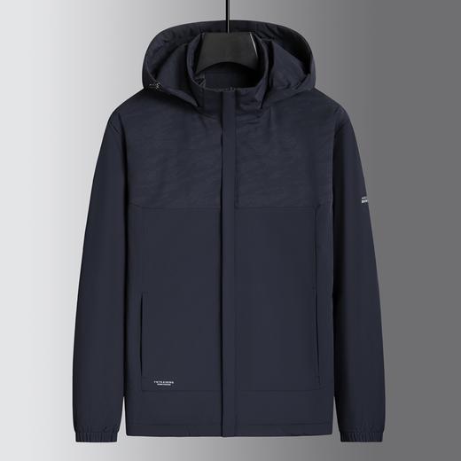 【DK】大依优型大码男装夹克外套棉服商务可脱卸帽上衣棉衣 商品图2