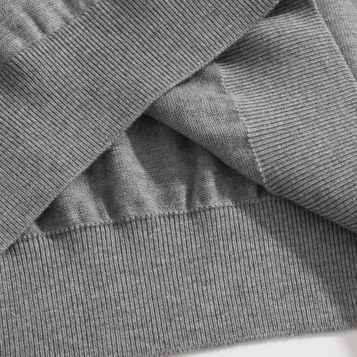 中性款羊毛提花针织毛衣018 商品图2