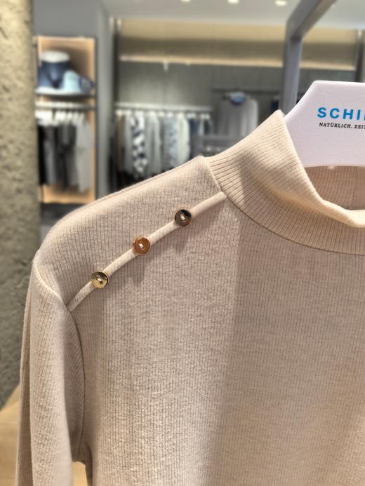 【莱赛尔绵羊毛腈纶打底外穿】SCHIESSER德国舒雅女士小高领长袖莱赛尔绵羊毛腈纶混纺面料打底衫保暖260g31/26180U 商品图10