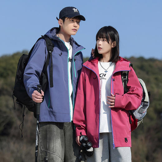 斯辰唯佳户外防风外套|防泼水/防刮/防风一件顶三件，多巴胺色系男女同款 商品图7