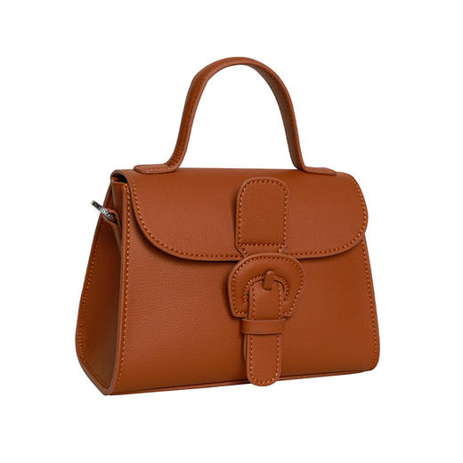 OVONZO偶梵手提包 手工素皮德尔沃斜挎包包女新款Talia高级感迷你包单肩包 商品图8