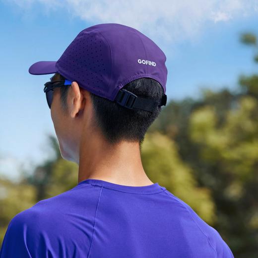 果凡马拉松跑步帽子男女圆顶夏季遮阳防晒五片帽 商品图2