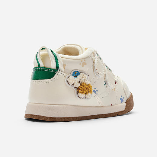 巴拉巴拉童鞋宝宝学步鞋加绒防滑婴儿鞋男童板鞋秋冬小白鞋百搭萌 商品图3