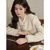 鹿向南「秋稻乡田」小香风巨好看早秋外套女休闲杏色加厚短款上衣 商品缩略图4