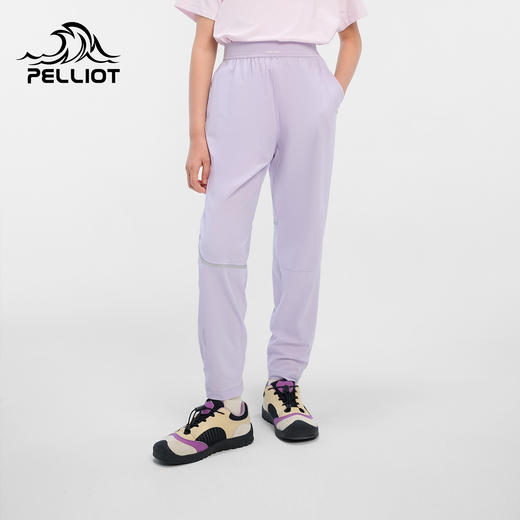 伯希和户外速干裤男童女童25新款轻量透气运动裤凉感防晒休闲长裤 商品图0