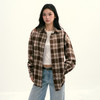 Ariseism 美式复古设计感宽松大格子衬衫女秋季新款长袖上衣 商品缩略图0