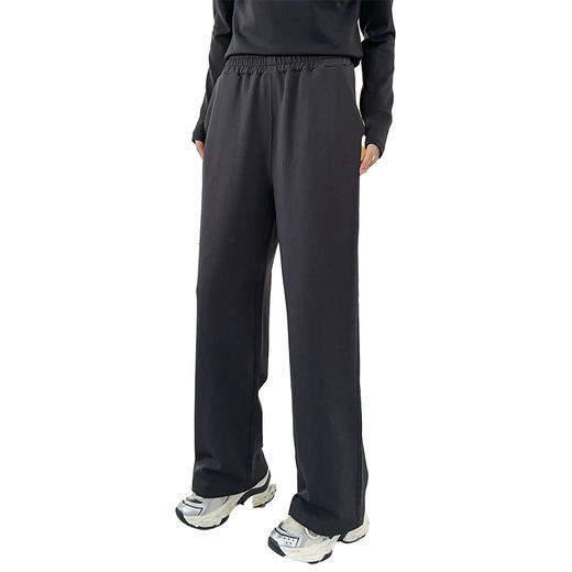 【双节特惠】憨棉匠女砂洗拼接阔腿裤W11K2 商品图4