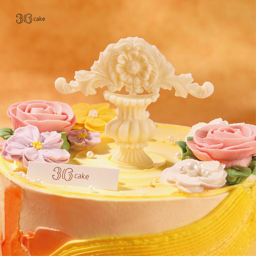 秋日印象·韩式裱花鲜果蛋糕，可选1/1.5/2.5/3.5/6磅 商品图2