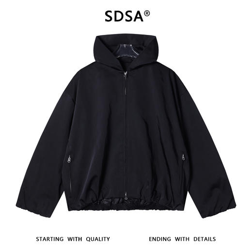 5035SDSA男士秋冬新款痞帅男装韩版色拉链口袋连帽卫衣开衫休闲外套 商品图0