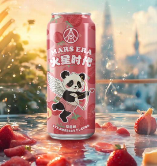 火星时代清爽系列气泡酒·草莓味 3.5度 330mL*1瓶 商品图1