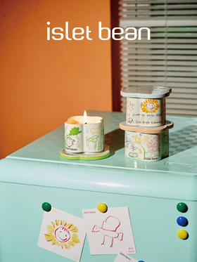 isletbean豆岛 童趣涂鸦香薰蜡烛香薰礼盒香氛节日礼物生日礼物