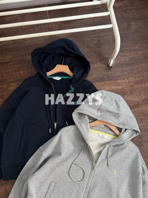 哈吉斯连帽拉链开襟休闲卫衣外套女士春夏上衣 商品图3