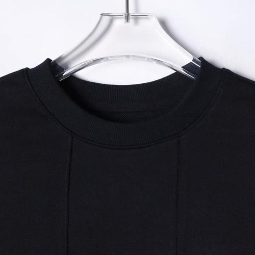 SDSA男士秋冬新款痞帅男装·韩版简约撞色刺绣字母圆领卫衣网红款 商品图2