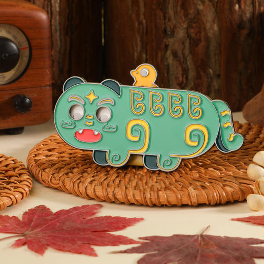 青铜虎王可动表情包冰箱贴 商品图3