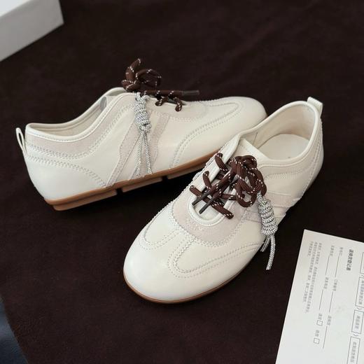 JEHURFIE/纪华菲杨幂同款全羊皮音符德训鞋AB25361 商品图1