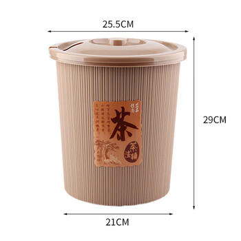 梦庭 茶渣桶 滤茶桶 废水桶垃圾桶大号茶水桶茶盘排水桶 A58190 商品图8